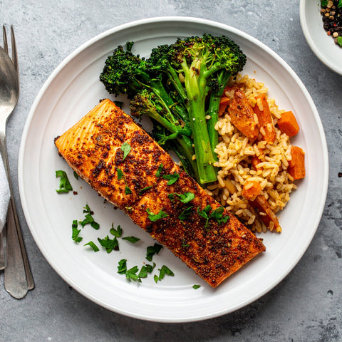 Salmon & Bone Broth Rice