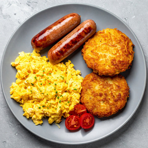 Scrambled Eggs & Hash