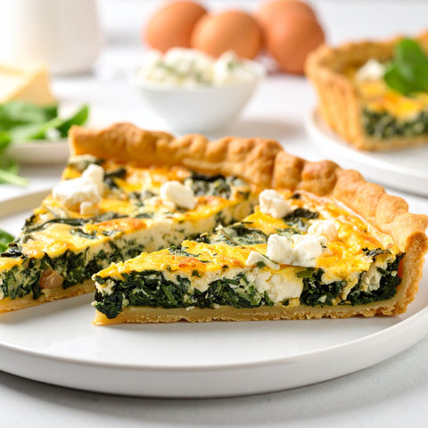 Spinach & Feta Quiche