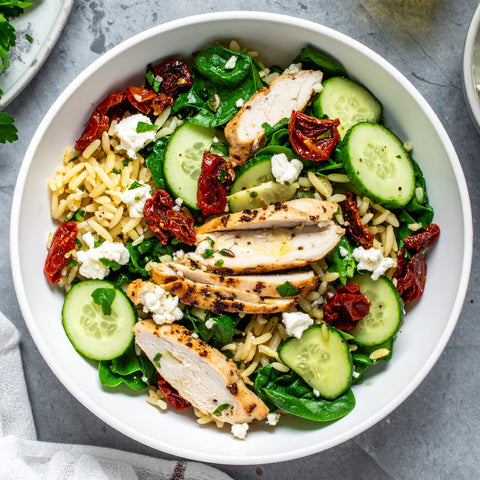 Sun Dried Tomato Orzo Salad