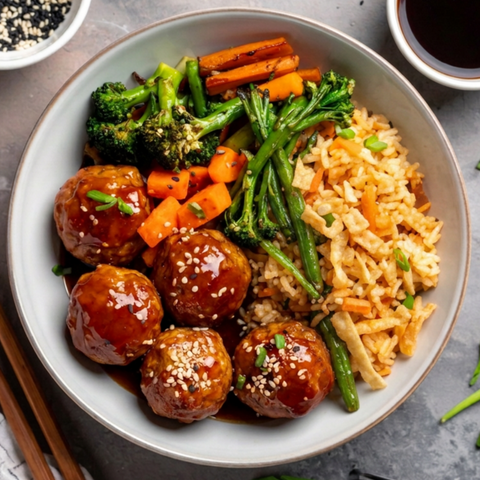 Teriyaki Turkey Meatballs