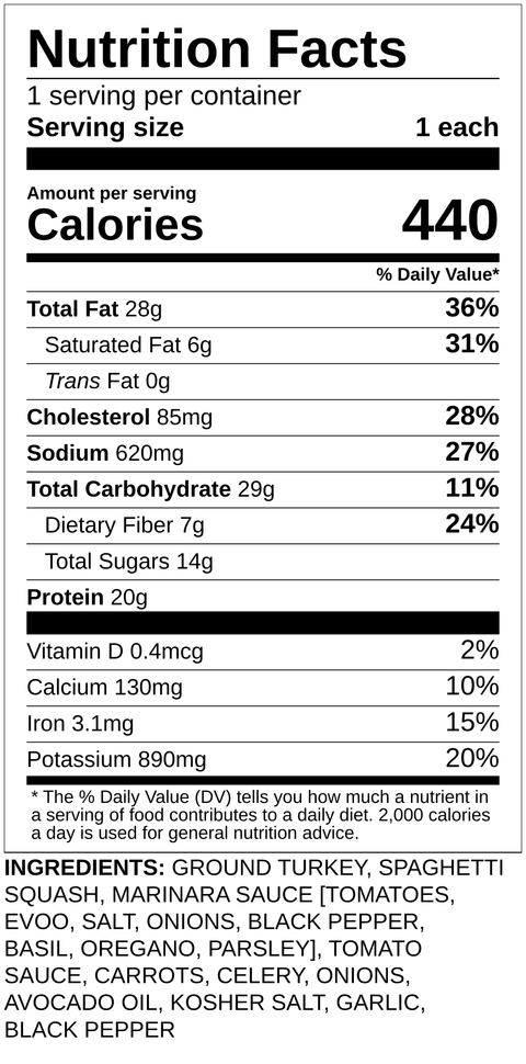 Turkey Bolognese - Low Carb