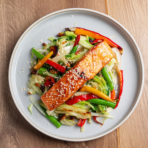 Teriyaki Salmon - Low Carb