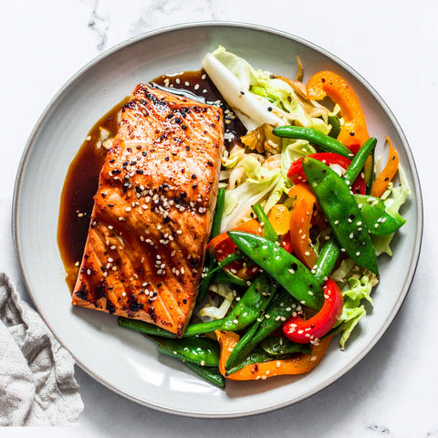Teriyaki Salmon - Low Carb