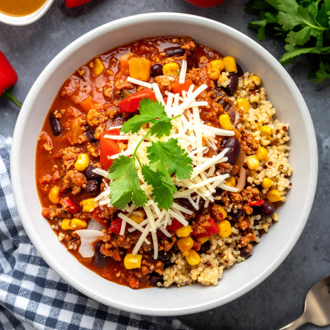 Turkey Quinoa Enchilada Bowl