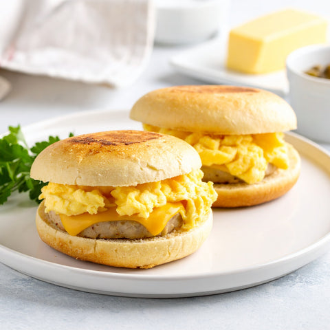 Turkey Sausage, Egg, Cheese Sandwich