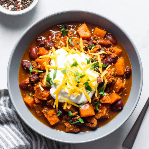 Turkey Sweet Potato Chili