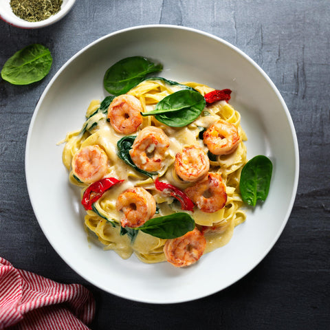 Tuscan Shrimp Pasta - Low Carb