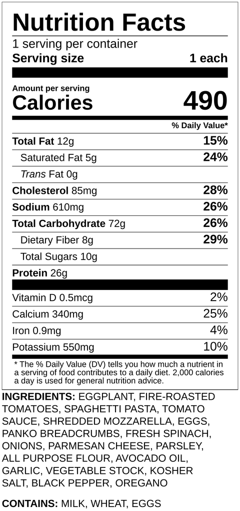 Vegetarian Eggplant Parmesan