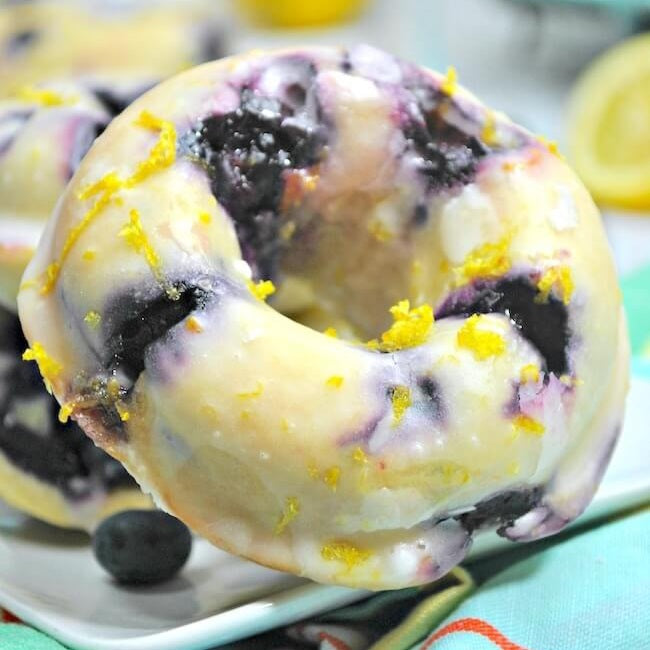 Lemon Blueberry Donut