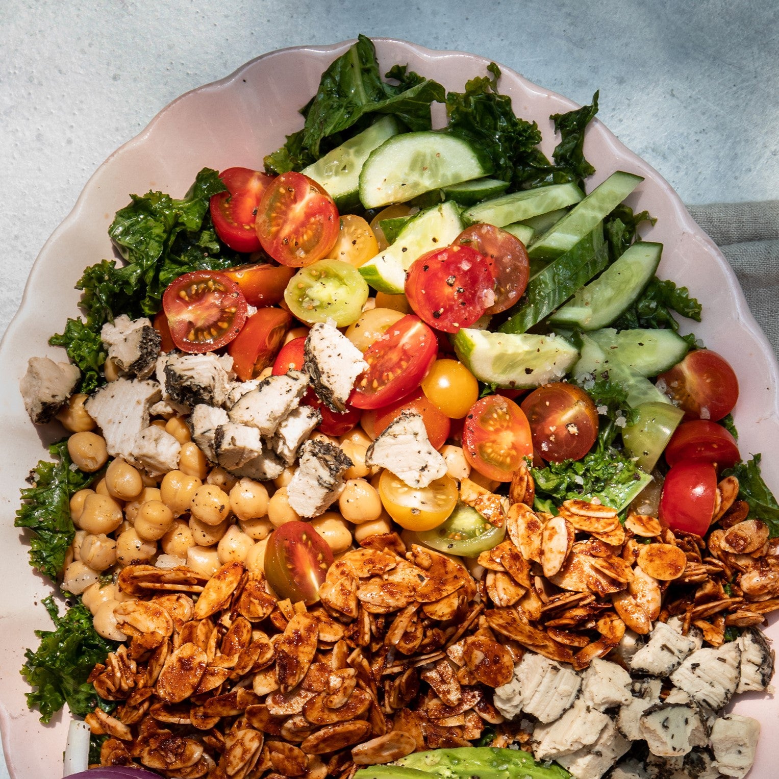 Vegetable Cobb Salad
